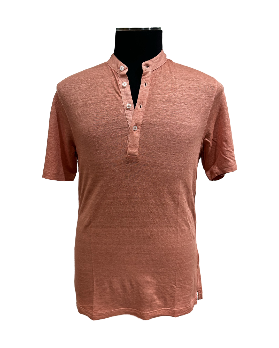 4 Botton Polo in Linen