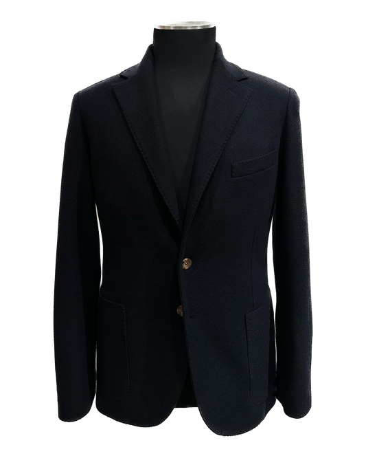 Deconstructed Cashmere Jersey Jacket
